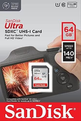 샌디스크 64GB Ultra SDXC 메모리 카드 미국-638158