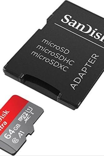 샌디스크 64GB 울트라 마이크로SDXC UHS-I 메모리 카드 미국-638039