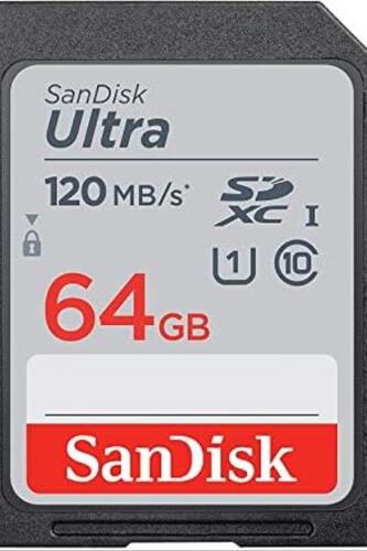 샌디스크 64GB SDXC SD 울트라 메모리 카드 미국-638137