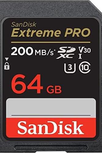 샌디스크 64GB SDXC SD Extreme Pro 메모리 카드 미국-638087