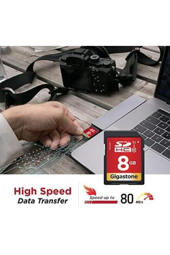 기가스톤 8GB 2팩 SD 카드 UHS-I U1 클래스 10 미국-638069