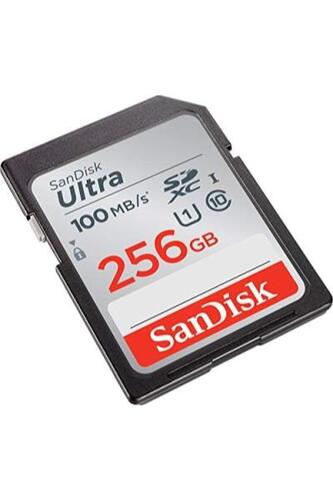 샌디스크 256GB 울트라 SDXC UHS-I 메모리 카드 - 100MB/s 미국-638017