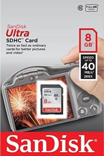 샌디스크 울트라 16GB 클래스 10 SDHC 메모리 카드 최대 80MB/S 미국-638091