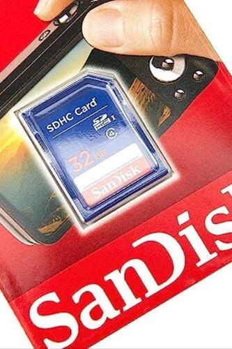 샌디스크 32GB SDHC 플래시 메모리 카드 미국-638034