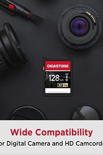 기가스톤 128GB SD 카드 UHS-II V60 U3 SDXC 메모리 미국-638167
