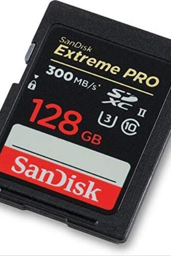샌디스크 128GB SDXC SD Extreme Pro UHS-II 메모리 카드 미국-638303