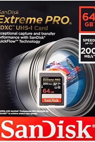 샌디스크 64GB Extreme PROD UHS-I 메모리 카드 미국-638105