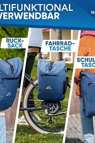 Nextcover 3in1 독일 자전거가방 러기지랙 백팩 숄더백25리터 가방 방수