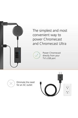 크롬캐스트 및 울트라용 미션 USB 전원 케이블(크롬캐스트 미포함)-639535
