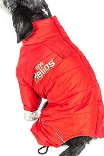 도그헬리오스 썬더-크래클 전신 바이드-플러시 조절식 및 3M 반사형 애완견 재킷 코트 블랙샤크 기술,대형 강아지 자켓 반려견 패딩-640720