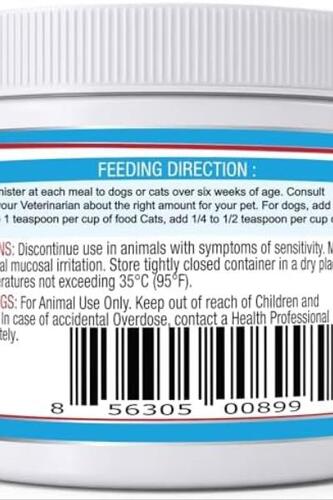 반려견 영양제 미국 PancreaMax 10x 고양이와 용 췌장 소화 효소 보충제 (12온스) 파우더-641827