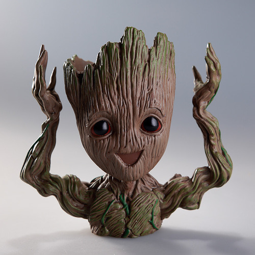 그루터 화분 연필꽂이 그루터가 손수 만든 분재 모형 나무인 화분-22293192489552