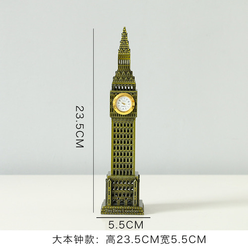 세계건축물 랜드마크 미니어쳐 창의적이고 유명한 세계의 건축 금속 모형 에펠탑 진열대-22293192489986