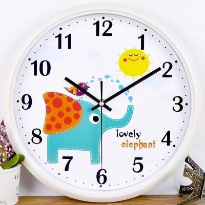 인테리어 인기 예쁜 벽시계 가정용 시계 고전 장식 전자시계 벽걸이 시계가 귀엽다-503162