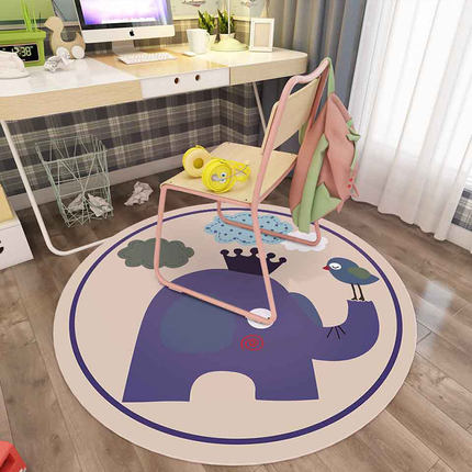 캐릭터 귀여운매트 러그 맨댄스 원형 카펫 캐릭터 키즈 컴퓨터 의자 아기 의자 요람 크레인-506169