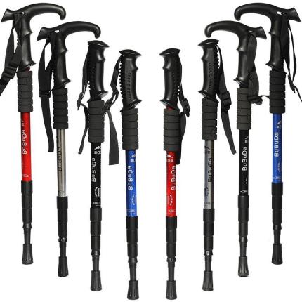 등산 스틱 하이킹 지팡이 조합감진 안전접이식 지팡이로 신축이 가능한 휴대용 선택 가능-512321