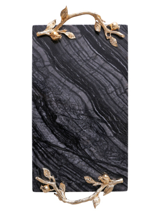 대리석 트레이 마블 인스타 북유럽 직사각형 대리석 받침접시 과반 액세서리화-517406