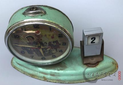 앤틱 빈티지 시계 골동품 고물 고물 고물 기계좌표 알람시계 홈백-520325