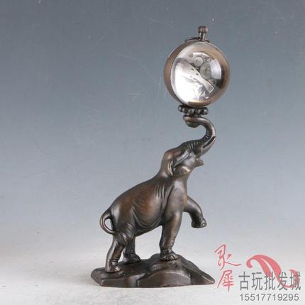 앤틱 빈티지 시계 순동모방기계시계 골동품자리시계 컬렉션 골동품대-520340