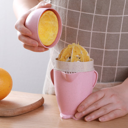 수동 과일 착즙기 오렌지 주스 착즙기 수동 간이 미니 압출 즙 컵 가정용 과일-524417