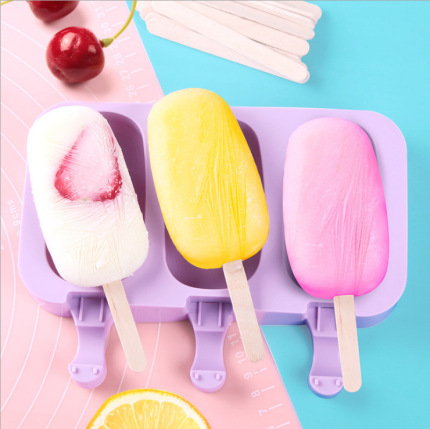 아이스크림 만들기 메이커 실리콘 아이스박스 아이스크림 몰드 가정용 아이스크림 얼음으로 만들기-525480