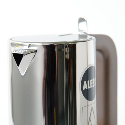 알레시 Alessi 6-Cup 에스프레소 커피 메이커 18/10 스테인리스 스틸 미러 마그네틱 열 확산 바닥으로 광택 처리 독일 출고 -530454
