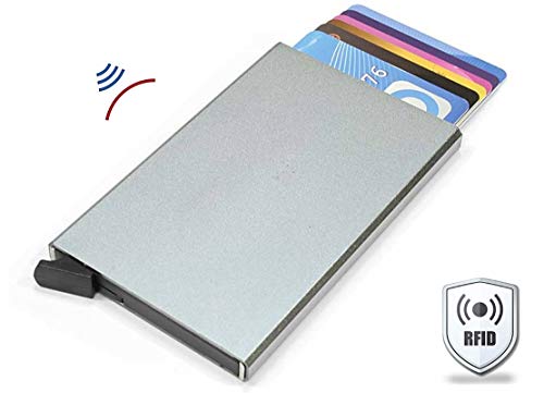 명품 카드 명함 지갑 독일출고Figuretta 카본 신용카드 케이스 합성 가죽 지갑 슬림 지갑 RFID 보호 블랙534430