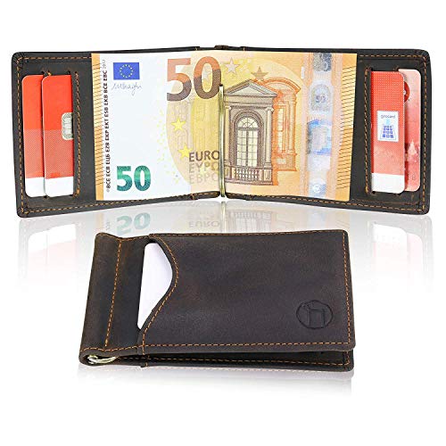 명품 카드 명함 지갑 독일출고머니 클립이있는 MAUWE 남성용 가죽 지갑 Sofia Small 신용카드 케이스 지갑 지갑 슬림형 지갑534448