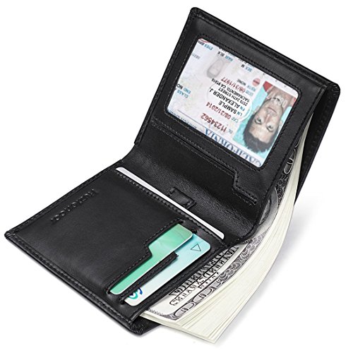 명품 카드 명함 지갑 독일출고Huztencor 지갑 남성 가죽 지갑 신용카드 케이스 RFID 보호 지갑 남성 블랙534454