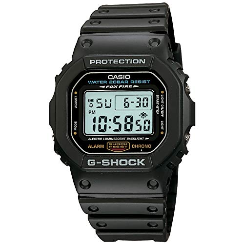 카시오 시계 남성 지샥 G-Shock Quartz Watch with Resin Strap, Black, 20 (DW5600E-1V)  미국출고 -537936