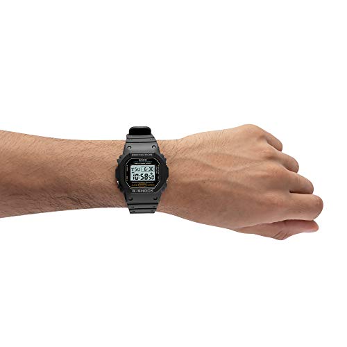 카시오 시계 남성 지샥 G-Shock Quartz Watch with Resin Strap, Black, 20 (DW5600E-1V)  미국출고 -537936