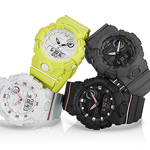 Ladies 카시오 시계 지샥 시계 G-Shock S-Series G-Squad Connected White Resin Watch GMAB800-7A  미국출고 -537957