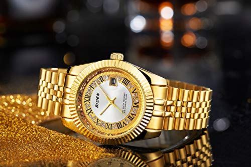 여성 시계 Stainless Steel 방수 Date 아날로그 Quartz Watch Business Wrist Watches for Women  미국출고 -538113