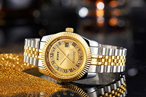 여성 시계 Stainless Steel 방수 Date 아날로그 Quartz Watch Business Wrist Watches for Women  미국출고 -538136