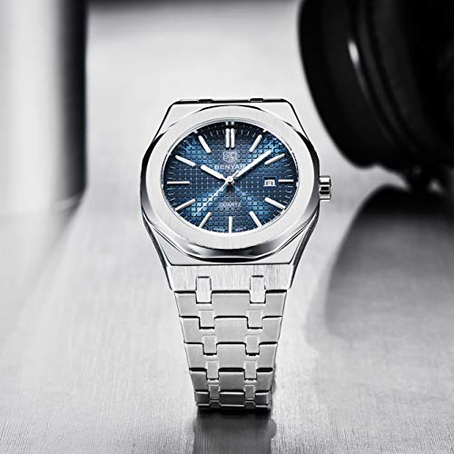 BENYAR 남성 시계s Fashion Minimalist Wrist Watch Sport Quartz 아날로그 Date 방수 Watches 남성 시계 미국출고 -538138