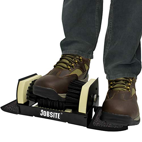 JobSite Extra Wide Boot Scrubber – 장착 불필요 – 전천후 신발 스크레이퍼 브러시 신발 클리너 청소 미국출고 -540122