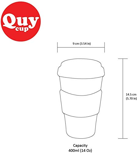 텀블러 보온 보냉 트레블 QUY CUP 인피니티 커피 머그 투고  대나무 컵을 재사용 가능한 컵으로 커피 투 고 머그-542508