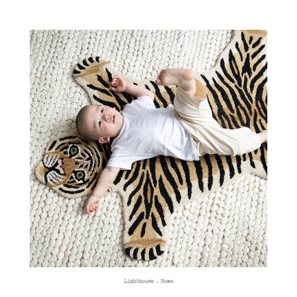 귀여운 동물모양 러그 수제 양모카펫 창의동물 조형 현대 가정용 침실 어린이-559056