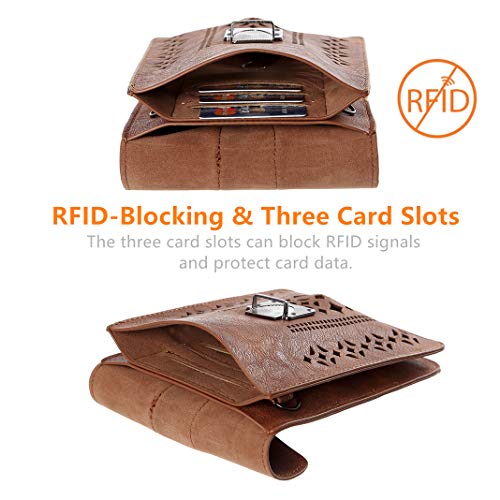 MINICAT Women RFID Blocking Small 크로스바디 가방 Bags Cell Phone Purse Wallet With Credit Card Slots  미국출고-560288