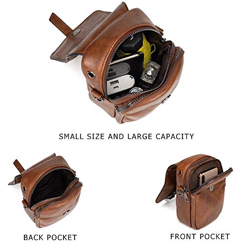 Women Vintage 크로스바디 가방 Phone Bag, Small Messenger Shoulder Bag Cash Handbag Wallet Purse  미국출고-560305