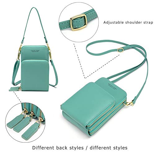Small 크로스바디 가방 Phone Bag for Women,Cellphone Shoulder Bags Card Holder Wallet Purse  미국출고-560323