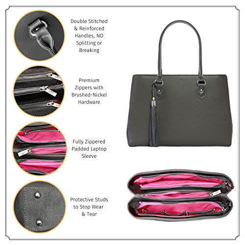 트트백 여성가방 Work 토트백 여성가방13 Inch Laptop Bag for Women Designer Business Shoulder Bag Purse  미국출고-560452