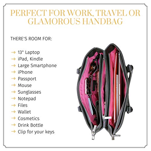 트트백 여성가방 Work 토트백 여성가방13 Inch Laptop Bag for Women Designer Business Shoulder Bag Purse  미국출고-560452