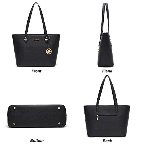 Soperwillton Handbag for Women Shoulder Bags Satchel 토트백 여성가방 Bag 5pcs Purse Set 숄더백 여성가방 미국출고-560511