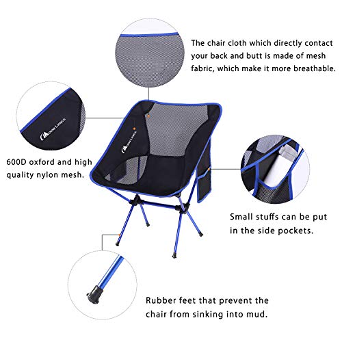 MOON LENCE Outdoor Ultralight Portable Folding Chairs 캠핑의자 미국출고 -562665