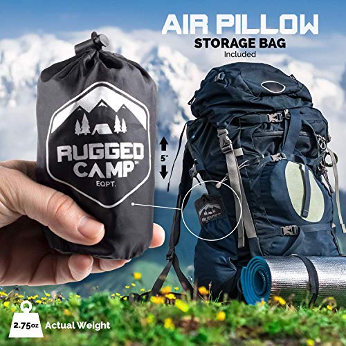 Rugged Camp Camping Pillow - Ultralight Inflatable Travel Pillows - Multiple Colors 캠핑베개 미국출고 -562668