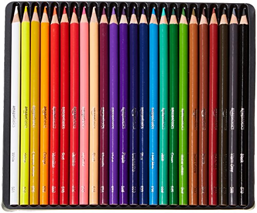 아마존 베이직 Amazon Basics Soft Core 색연필-24 색 세트 미국출고 -564124