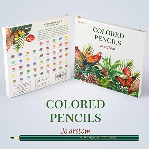 색연필 50 색 성인용 컬러링 세트 미국출고 -564149