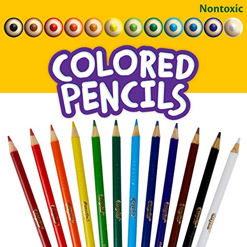 크레욜라 색연필, 12 색, 색연필 세트 미국출고 -564198