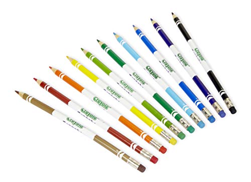 크레욜라 Erasable 색연필, 10 색, 학용품 미국출고 -564237